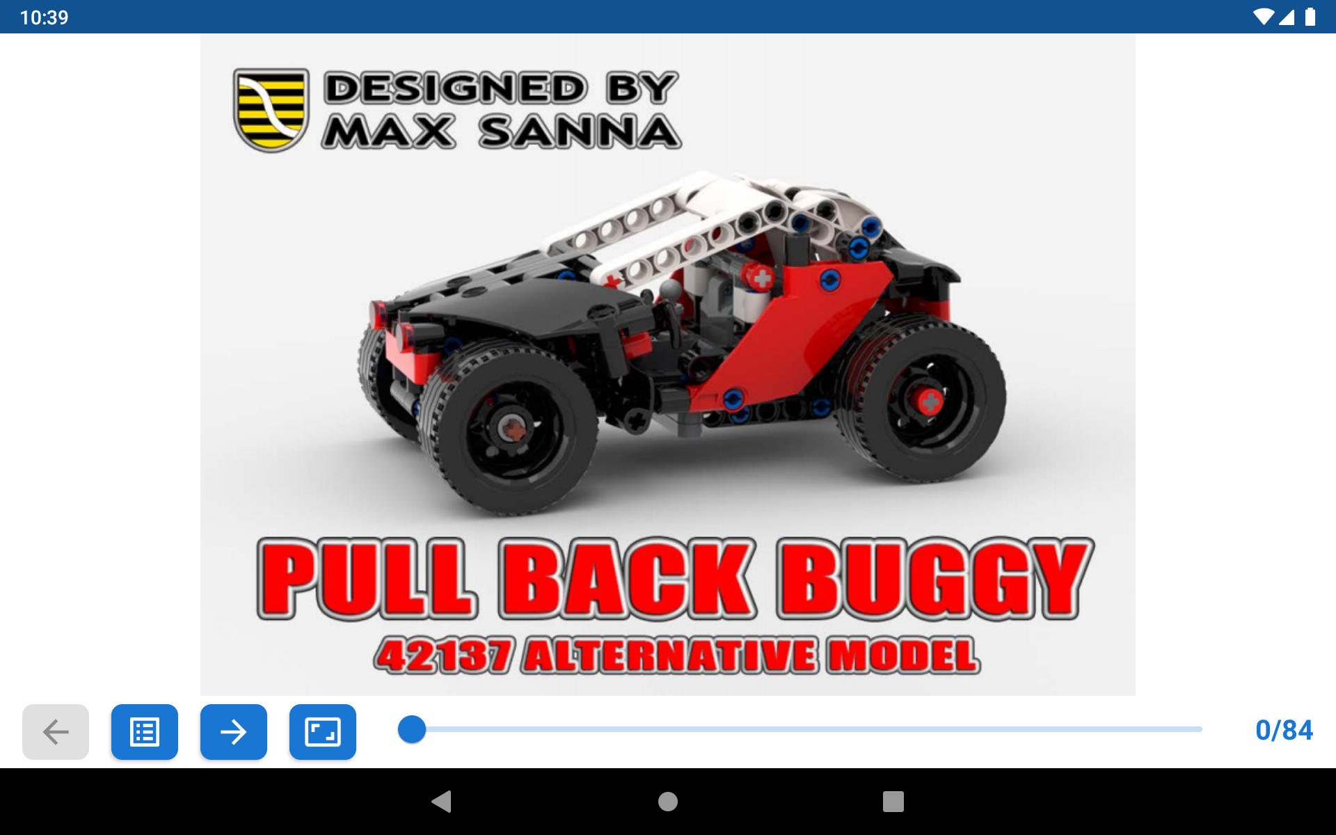 Lego Building Instructions Android Tablet Screenshots