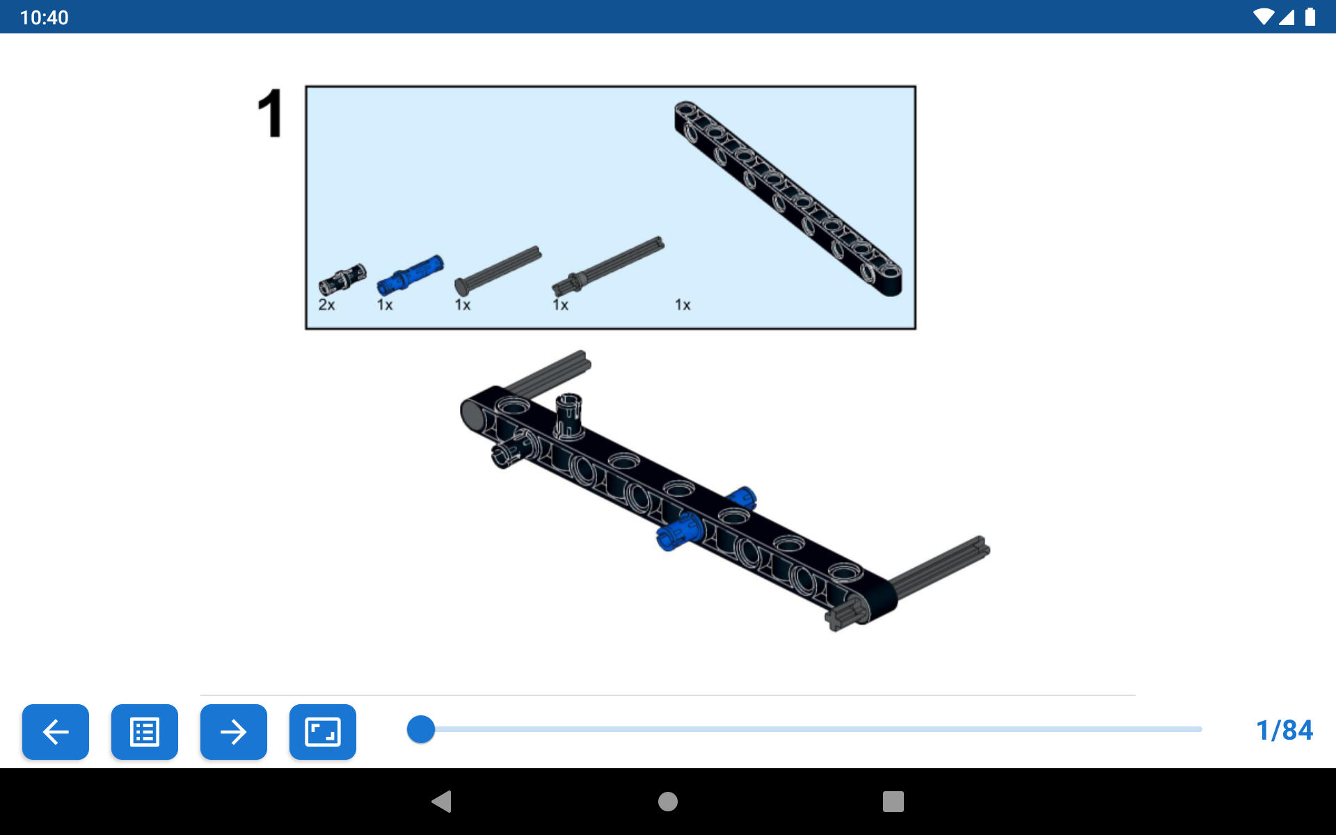 Lego Building Instructions Android Tablet Screenshots