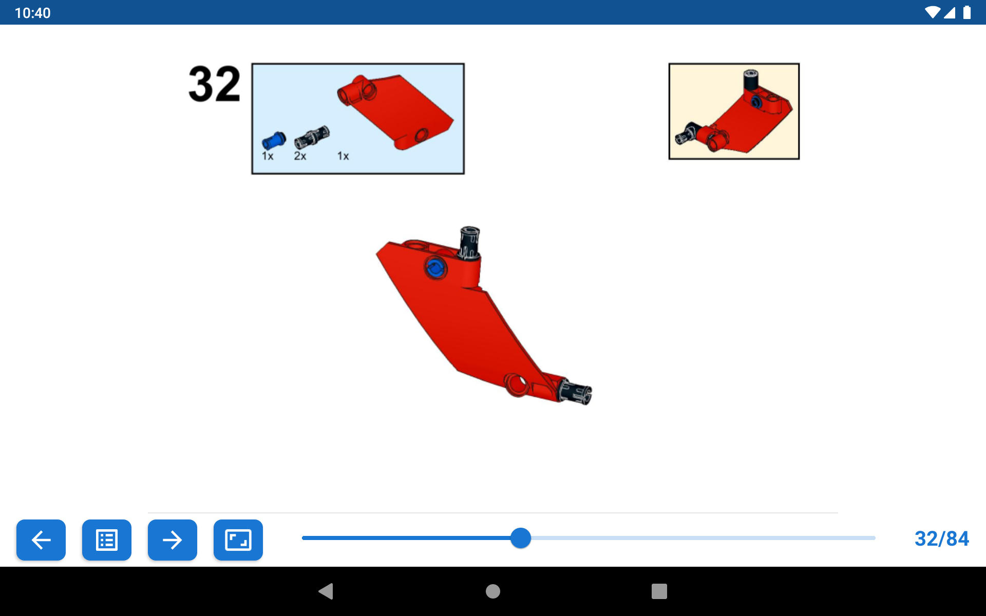 Lego Building Instructions Android Tablet Screenshots