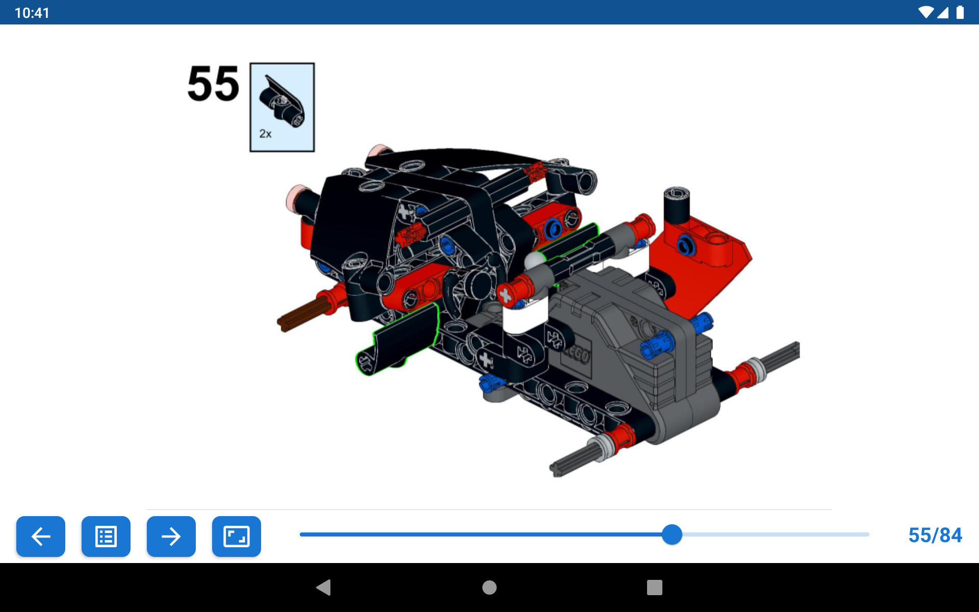 Lego Building Instructions Android Tablet Screenshots