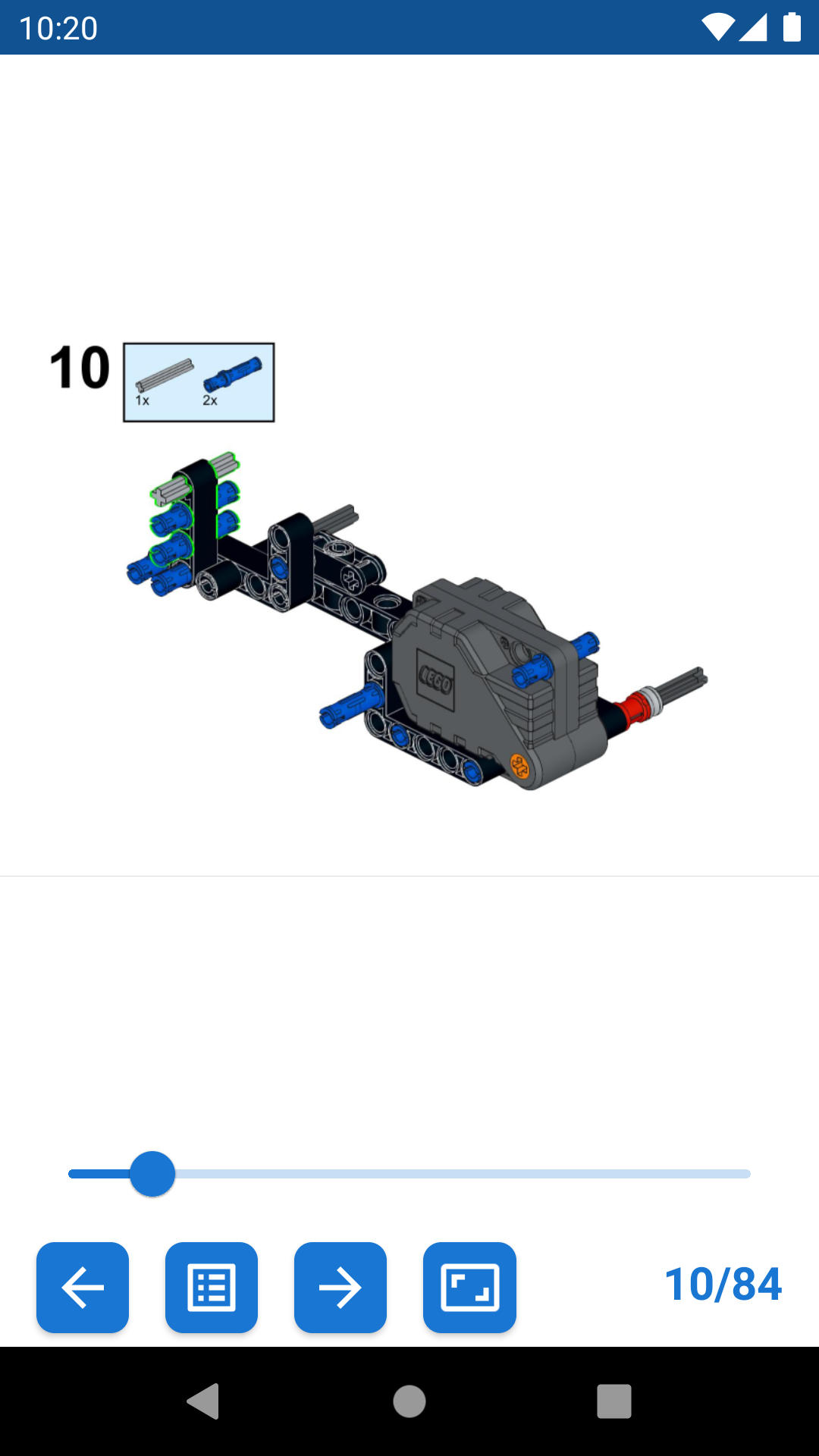 Lego Technic Building Instructions Android Phone Screenshots