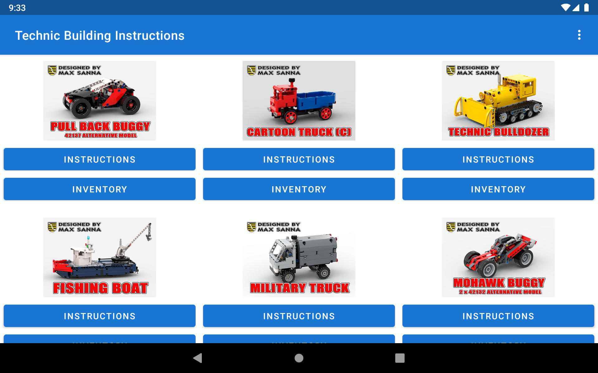 Lego Technic Building Instructions Android Tablet Screenshots