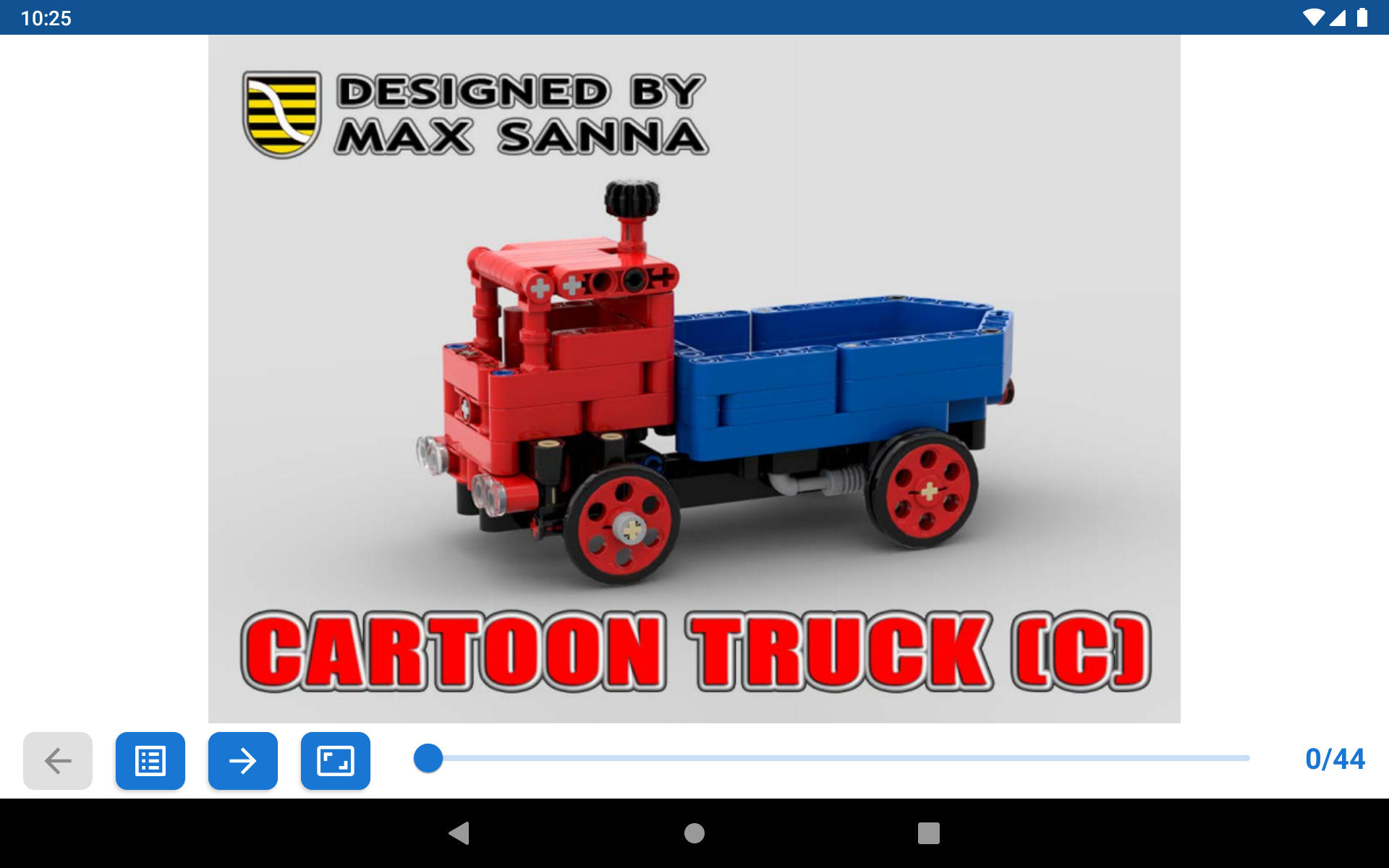 Lego Technic Building Instructions Android Tablet Screenshots