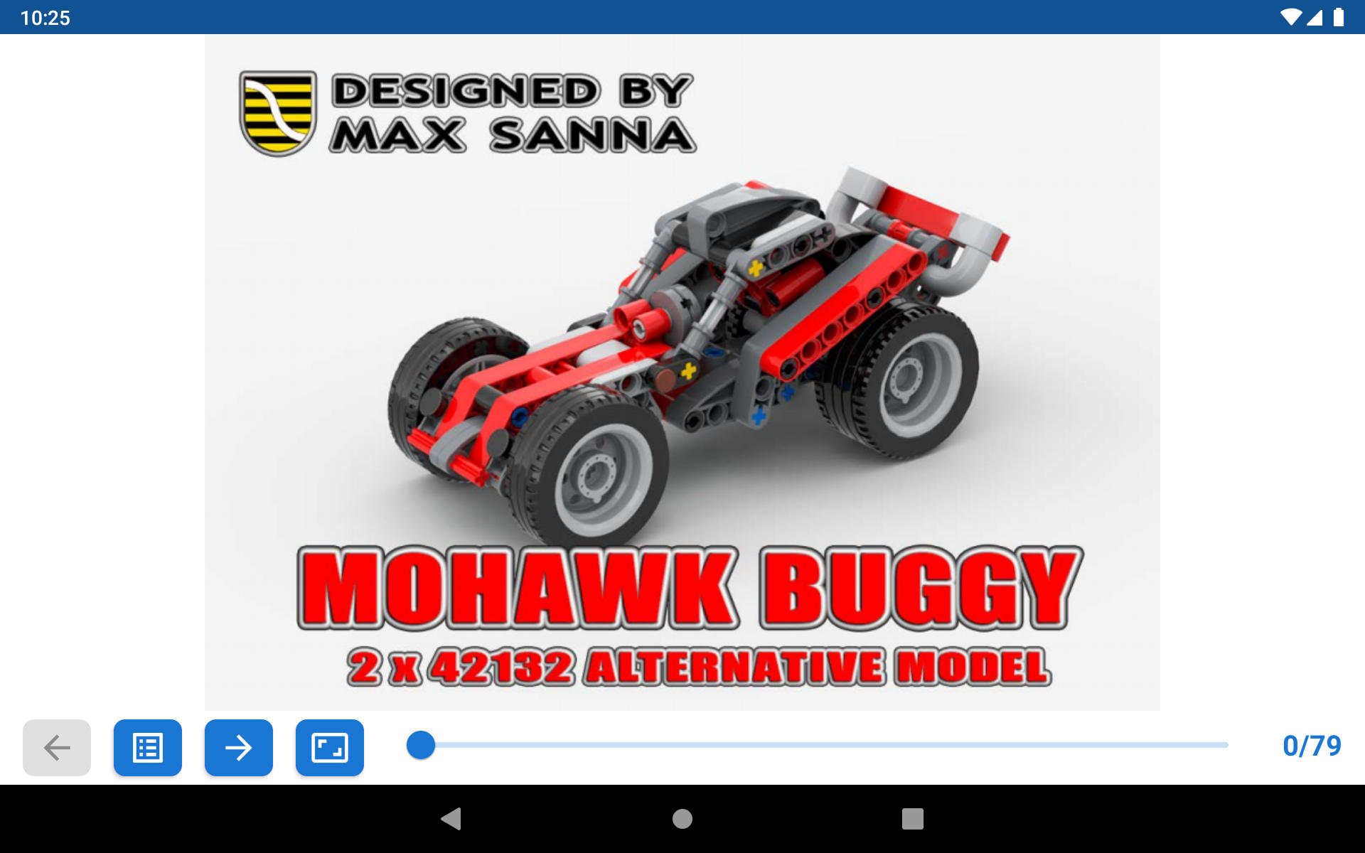 Lego Technic Building Instructions Android Tablet Screenshots